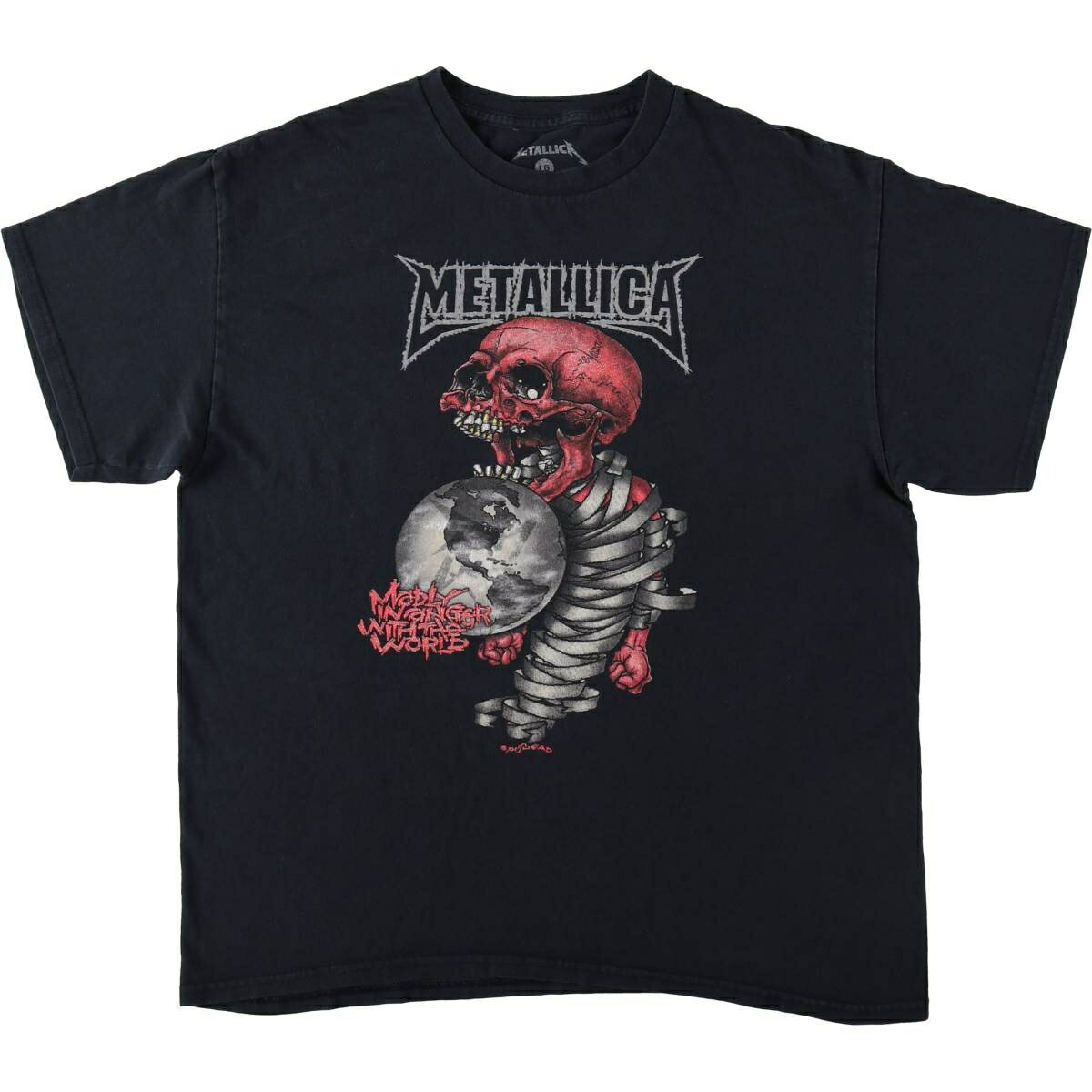乐天商城 - 古着 METALLICA メタリカ バンドTシャツ バンT メンズL相当 /eaa646732 【中古】 【260522】 ブラック系 春夏秋