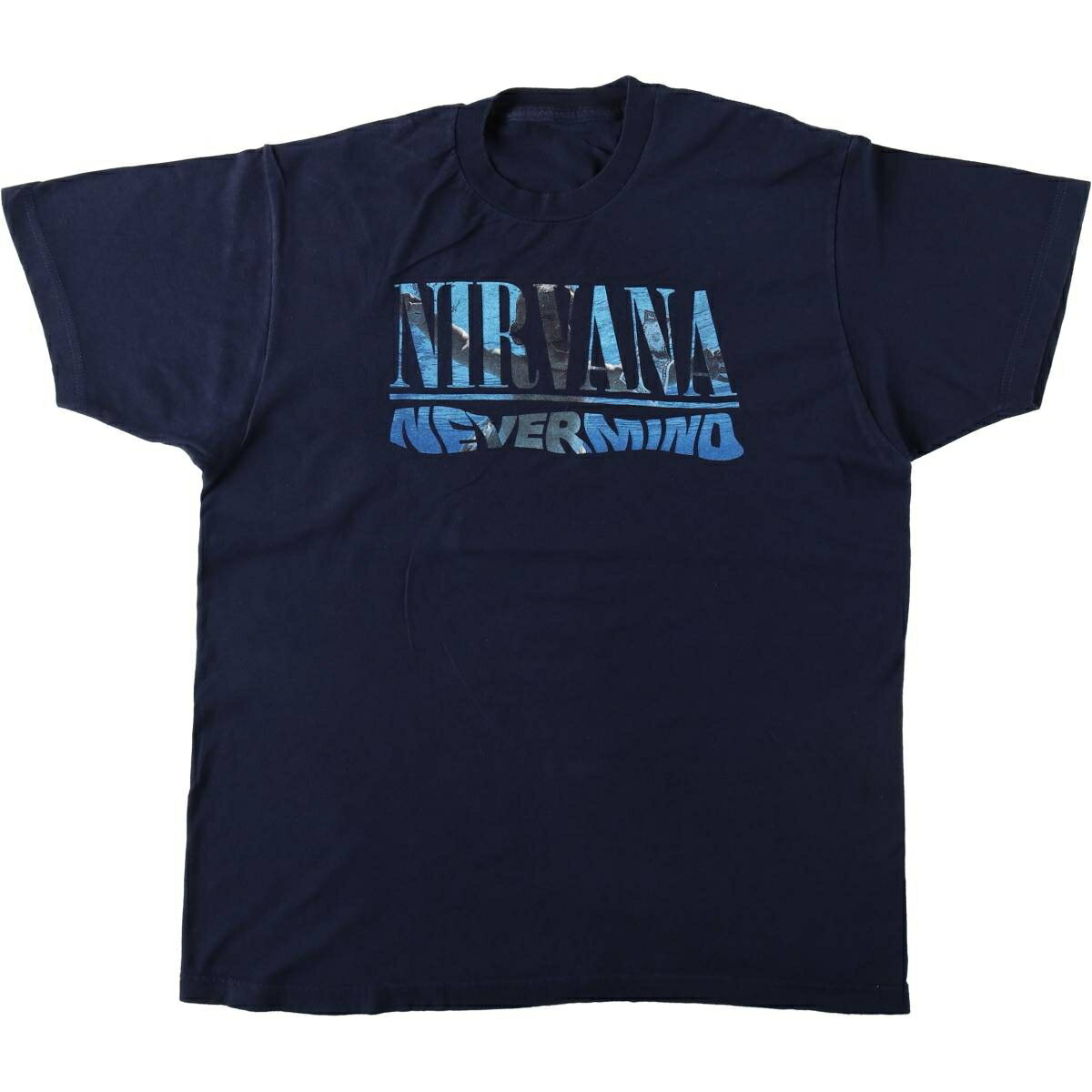 Rakuten - 古着 NIRVANA ニルヴァーナ バンドTシャツ バンT メンズM相当 /eaa646821 【中古】 【260522】 ネイビー系 春夏秋