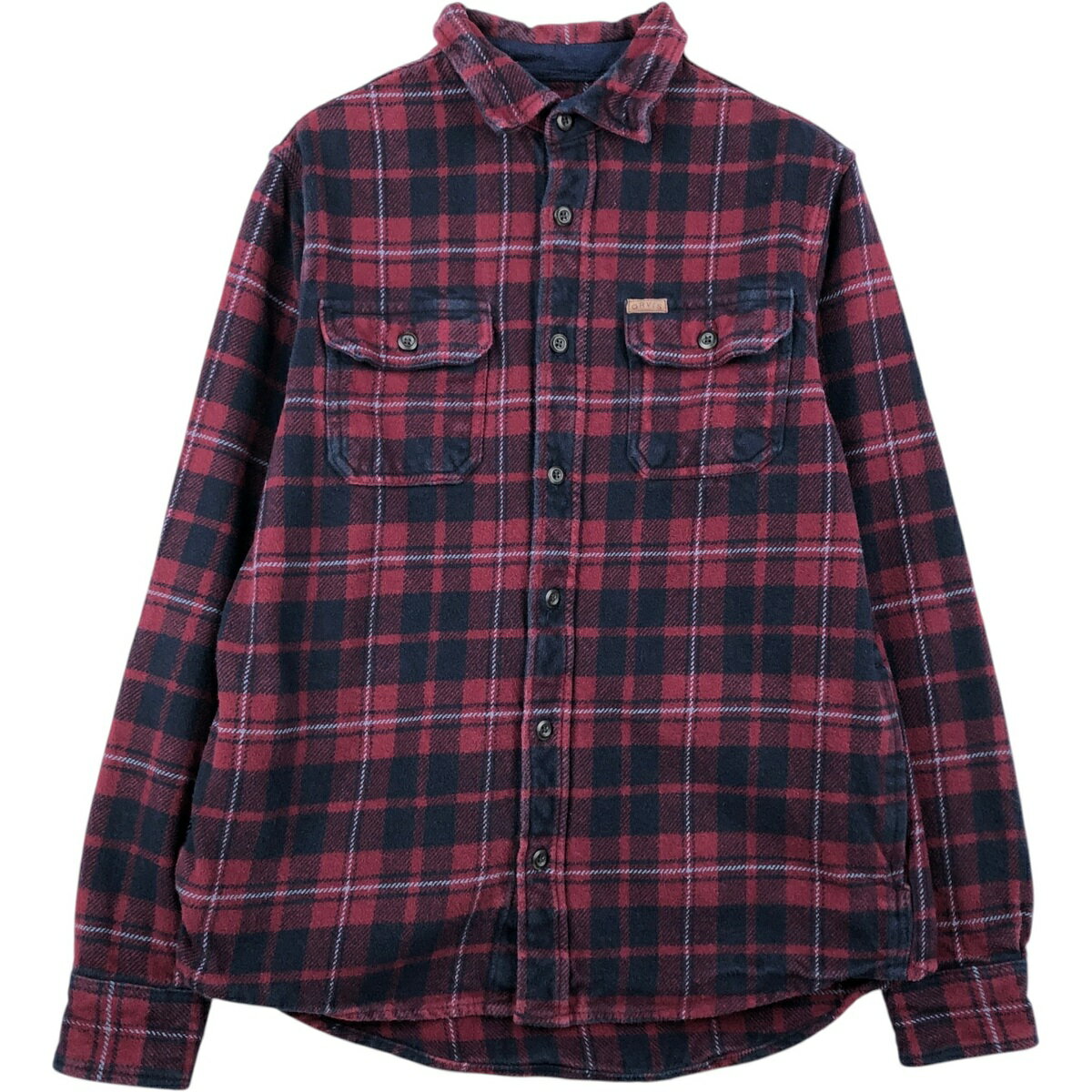 Rakuten - 古着 オービス ORVIS 長袖 ヘビーネルチェックシャツ メンズS相当 /eaa646859 【中古】 【260519】