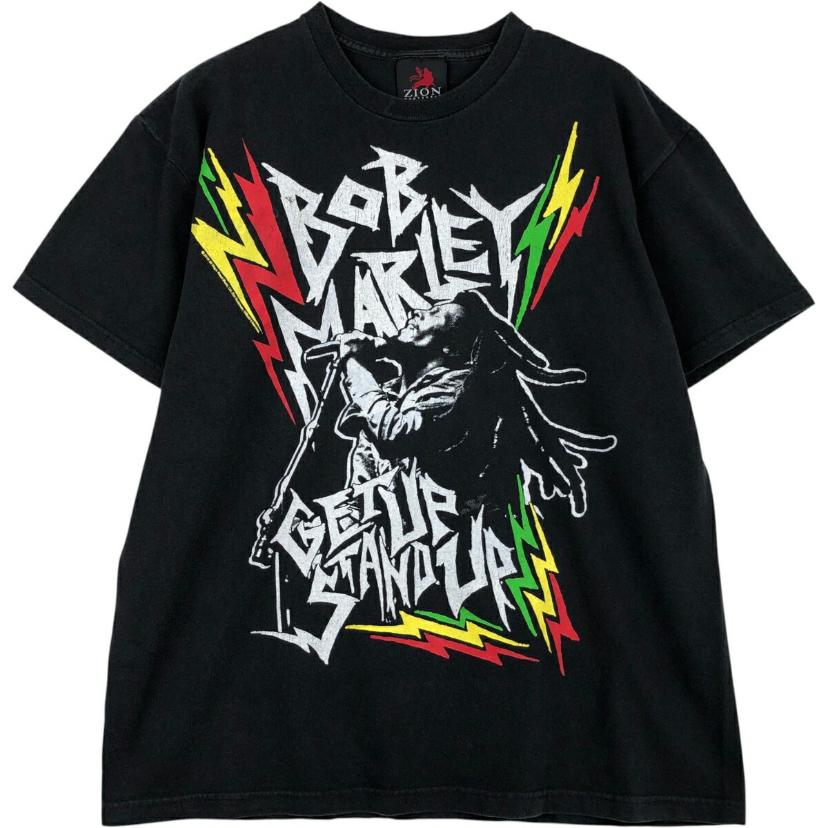 Rakuten - 古着 ザイオン ZION BOB MARLEY ボブマーリー バンドTシャツ バンT USA製 メンズL相当 /eaa647084 【中古】 【260528】