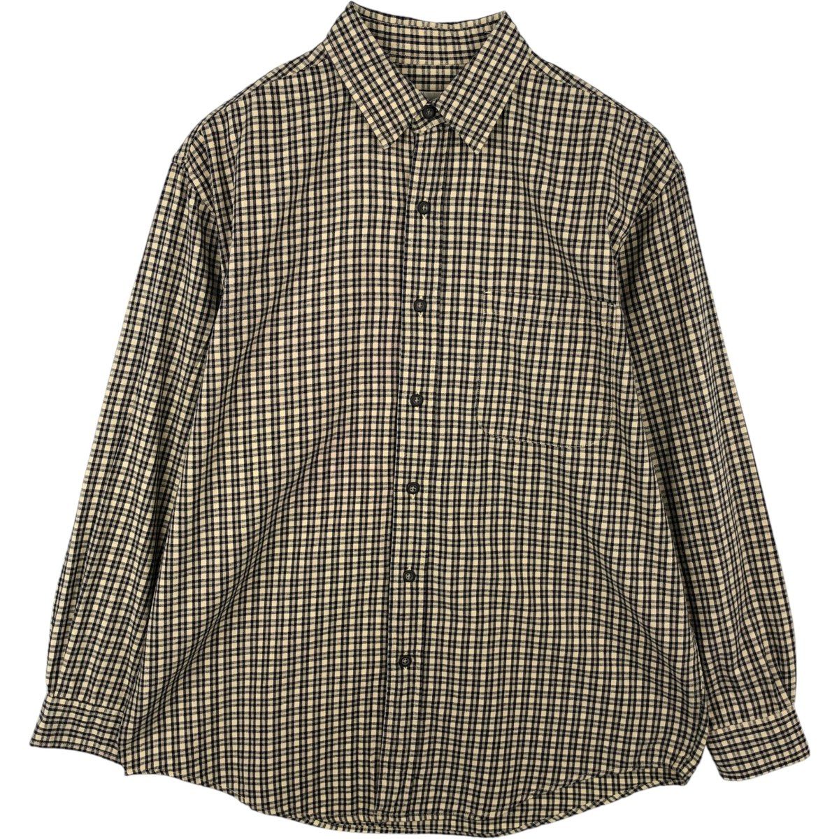 Rakuten - 古着 エディーバウアー Eddie Bauer 長袖 ライトネルチェックシャツ メンズM相当 /eaa647200 【中古】 【260601】
