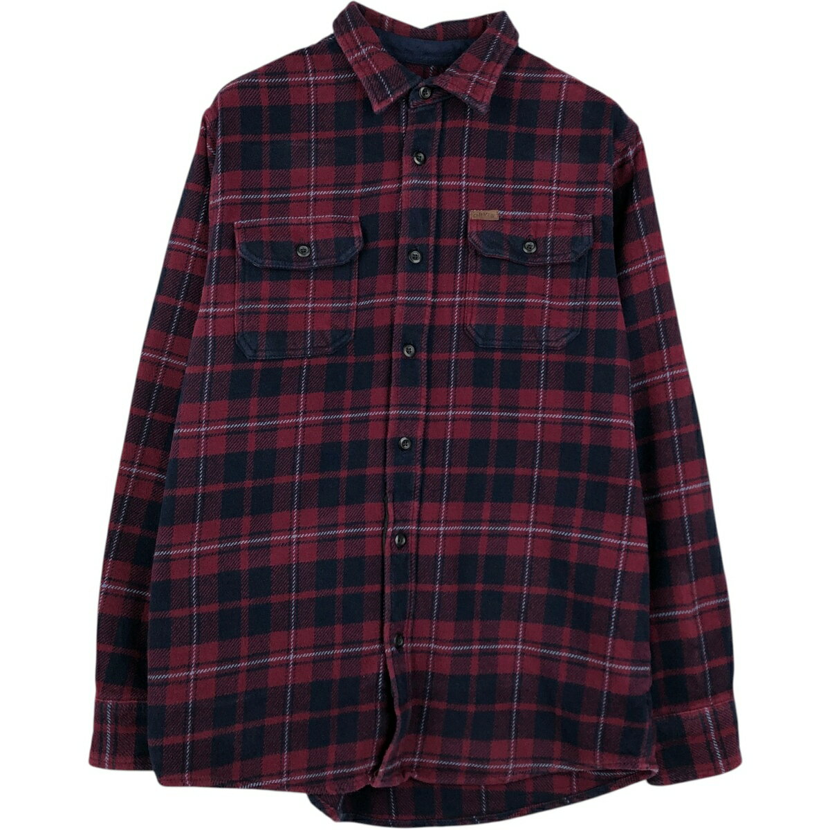 Rakuten - 古着 オービス ORVIS 長袖 ヘビーネルチェックシャツ メンズM相当 /eaa647262 【中古】 【260519】