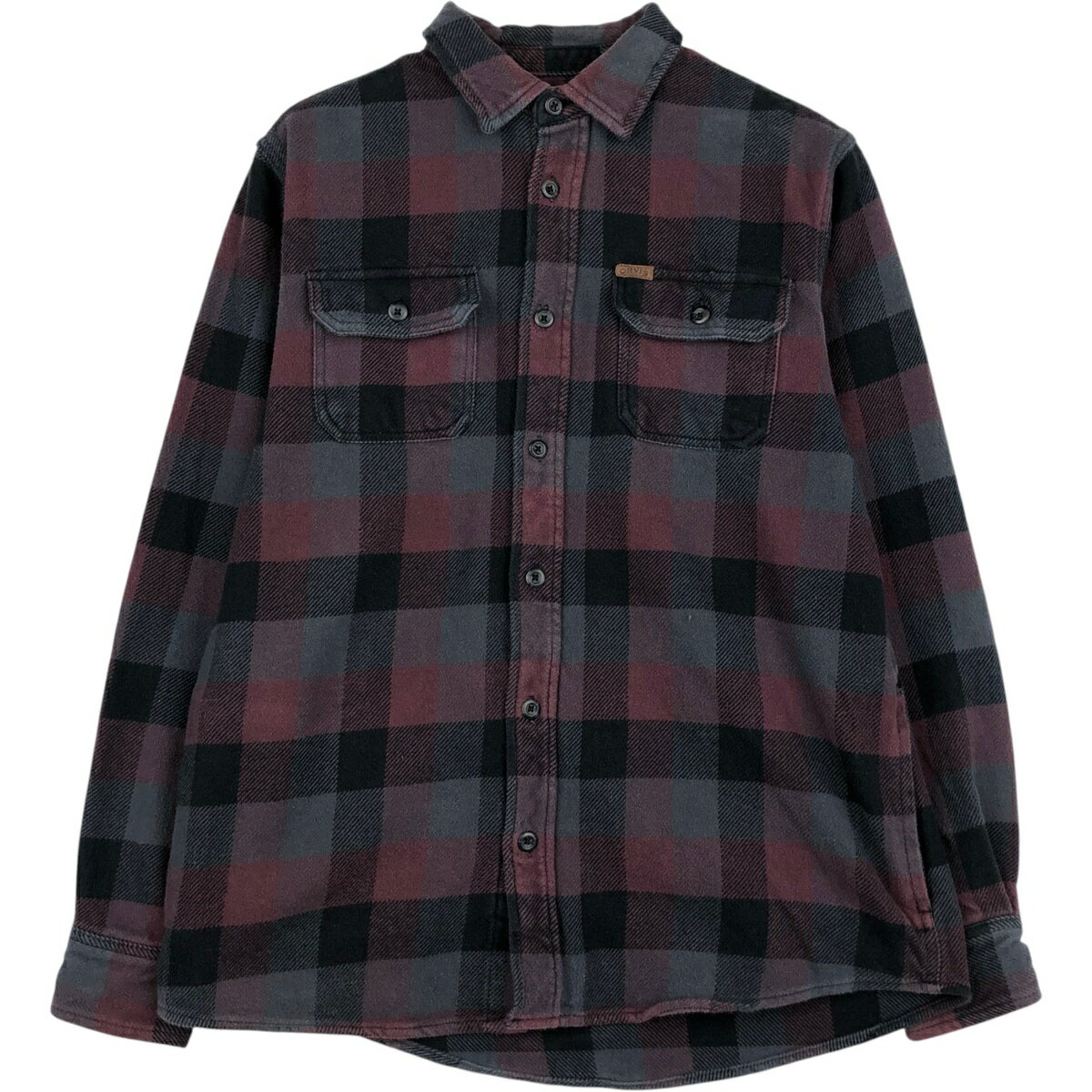 Rakuten - 古着 オービス ORVIS 長袖 フランネルチェックシャツ メンズM相当 /eaa647278 【中古】 【260523】
