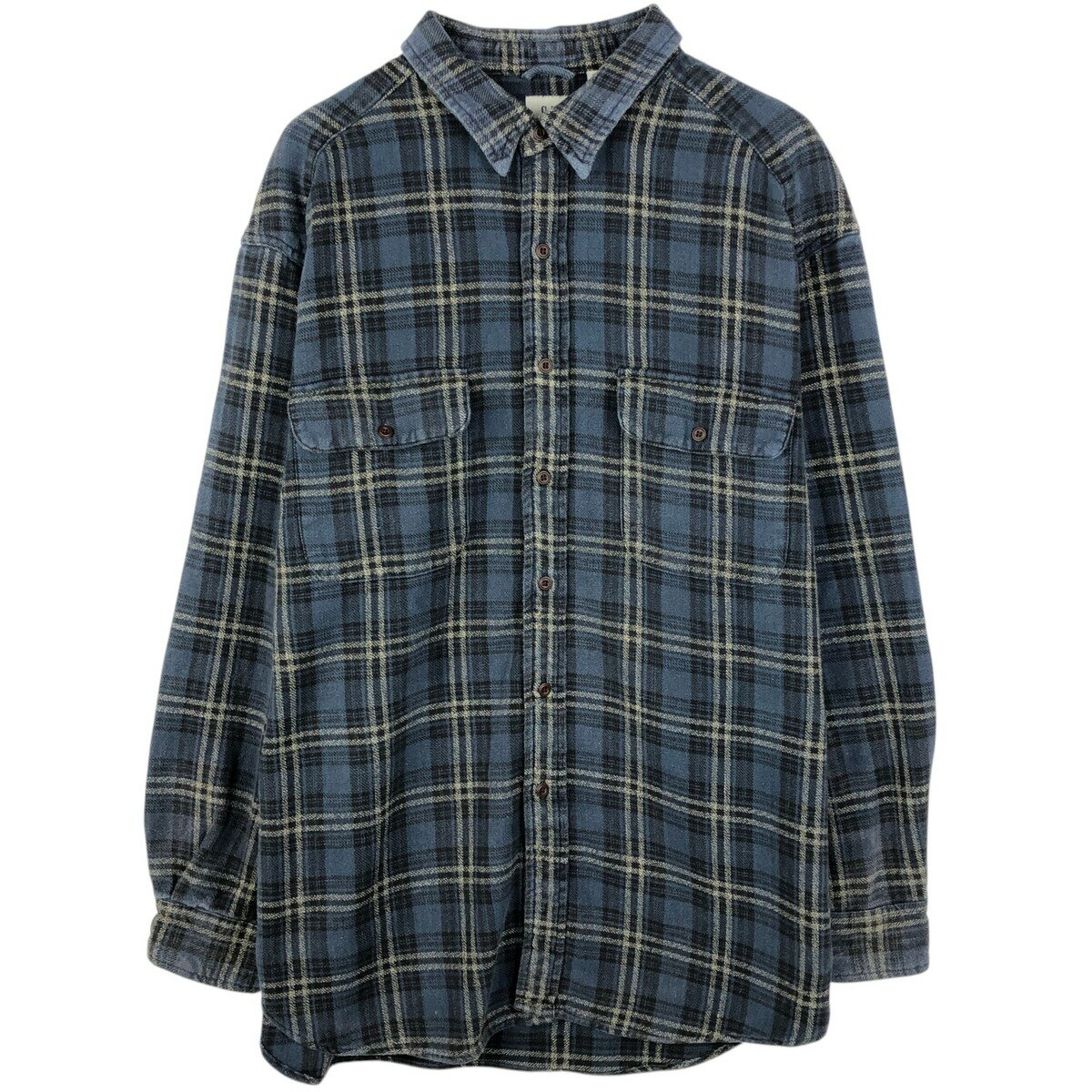 Rakuten - 古着 90'S ギャップ GAP オールドギャップ 長袖 ライトネルチェックシャツ メンズXL相当 ヴィンテージ /eaa647304 【中古】 【260525】