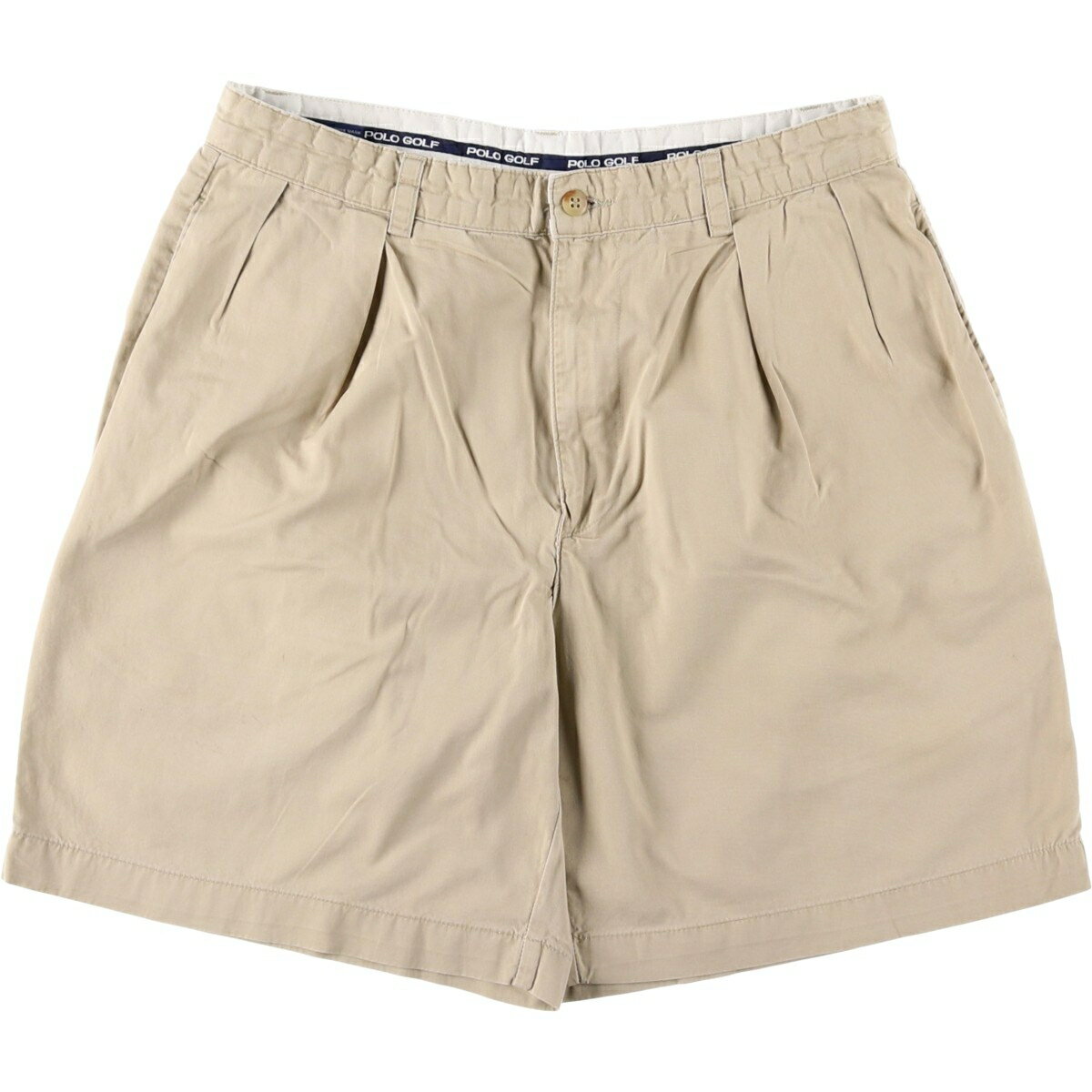 樂天商城 - 古着 ラルフローレン Ralph Lauren POLO GOLF ポロゴルフ ツータック チノショーツ ショートパンツ メンズw32相当 /eaa647348 【中古】 【260524】