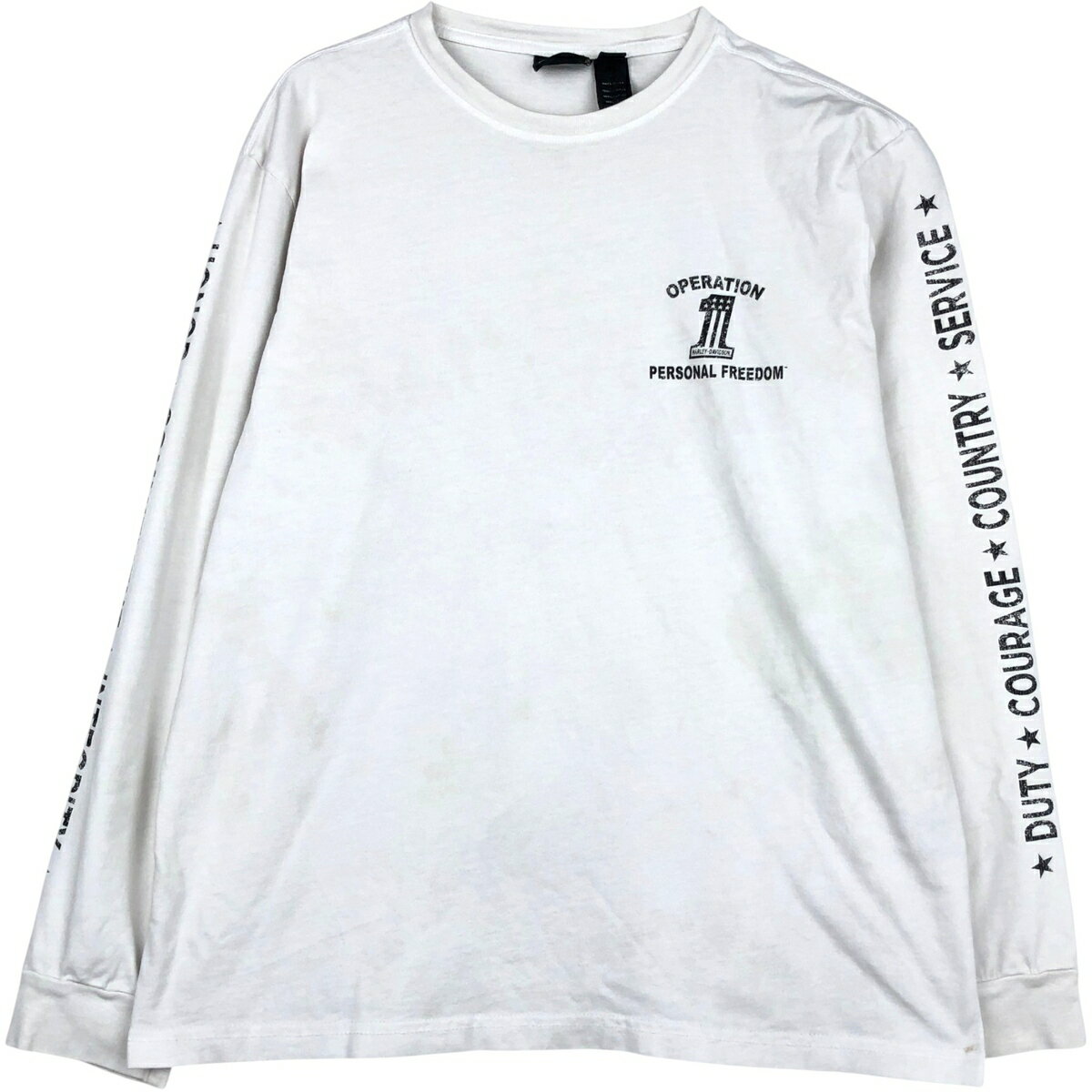 楽天市場】ハーレーダビッドソン ロンt（カラーホワイト）（Tシャツ