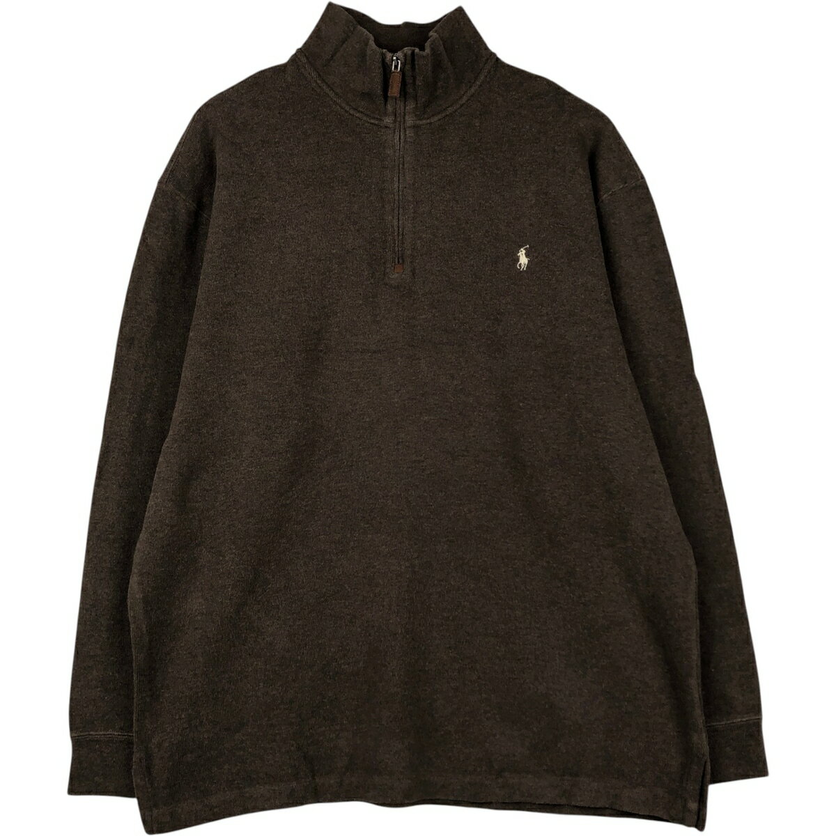 乐天商城 - 古着 ラルフローレン Ralph Lauren POLO by Ralph Lauren ハーフジップスウェットシャツ トレーナー メンズXL相当 /eaa647575 【中古】 【260530】