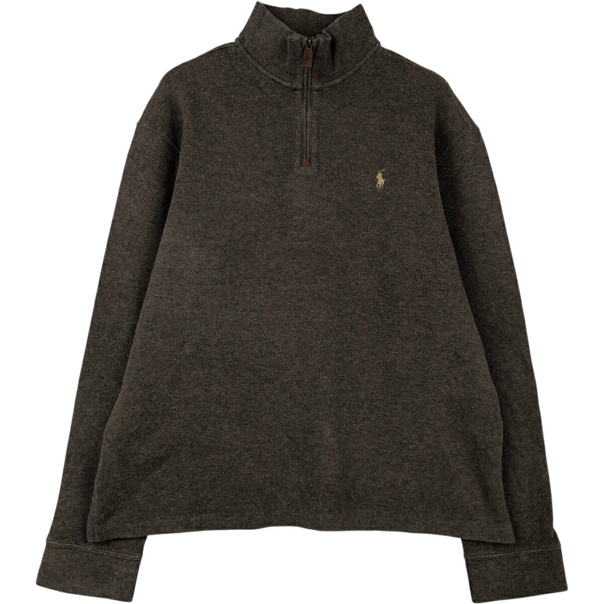 乐天商城 - 古着 ラルフローレン Ralph Lauren POLO by Ralph Lauren ハーフジップスウェットシャツ トレーナー メンズL相当 /eaa647578 【中古】 【260530】