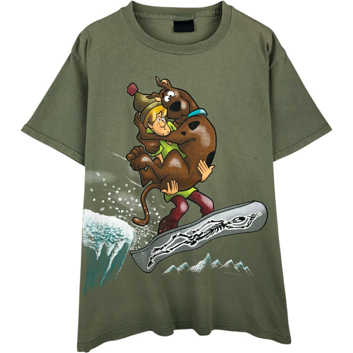 古着 90'S Scooby-Doo スクービードゥー アニメ キャラクタープリントTシャツ USA製 メンズL相当 ヴィンテージ /eaa647608 【中古】 【260523】 【SS2609_10】