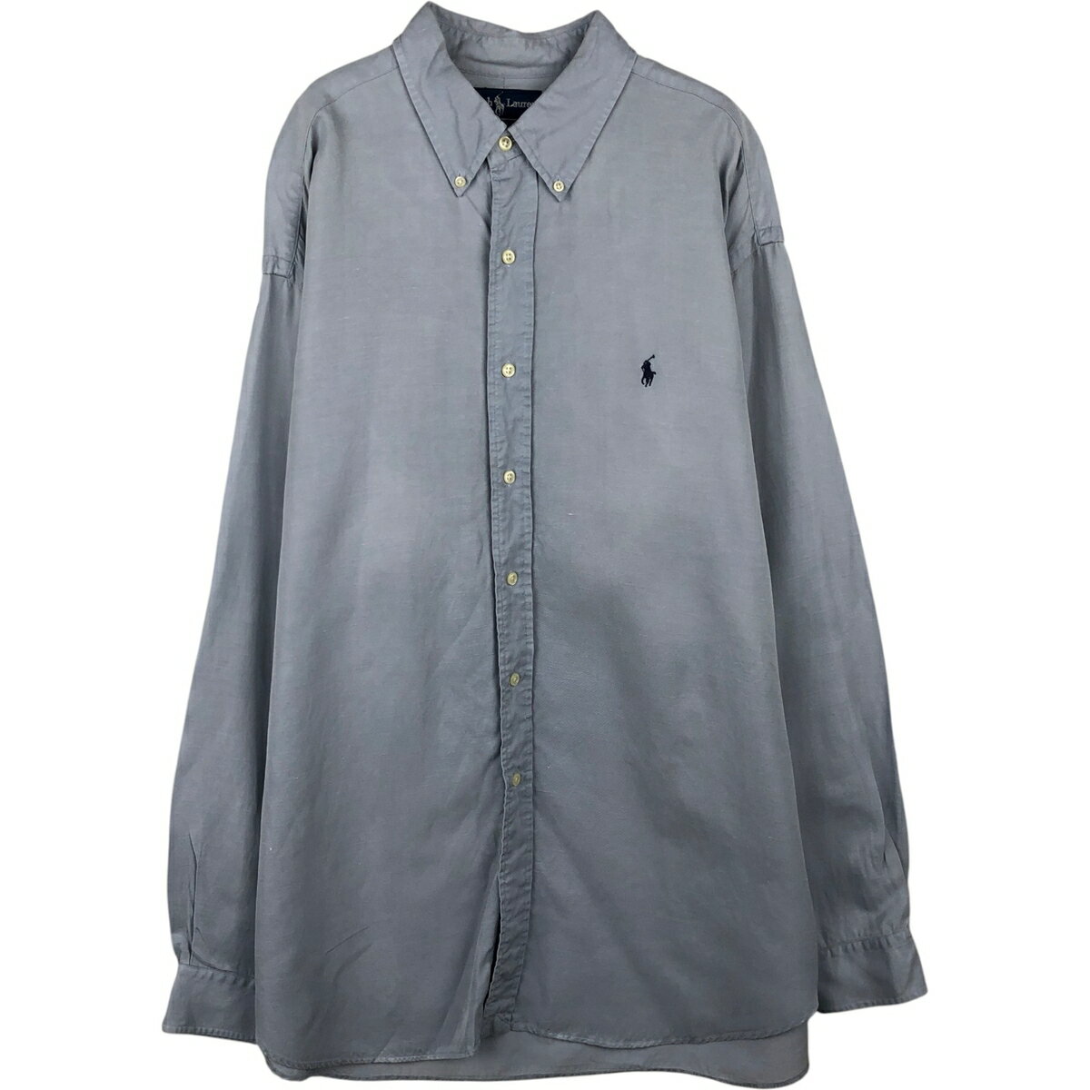 Rakuten - 古着 ラルフローレン Ralph Lauren BLAKE 長袖 ボタンダウンシャツ メンズXL相当 /eaa647638 【中古】 【260523】