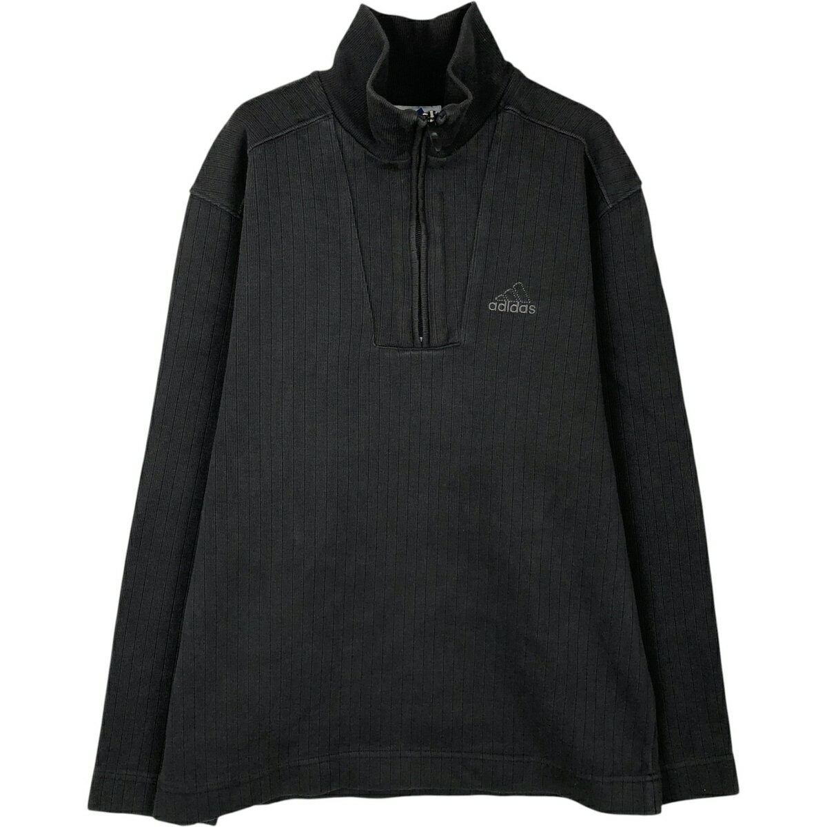 樂天商城 - 古着 00'S アディダス adidas ハーフジップスウェットシャツ トレーナー メンズM相当 /eaa647711 【中古】 【260525】