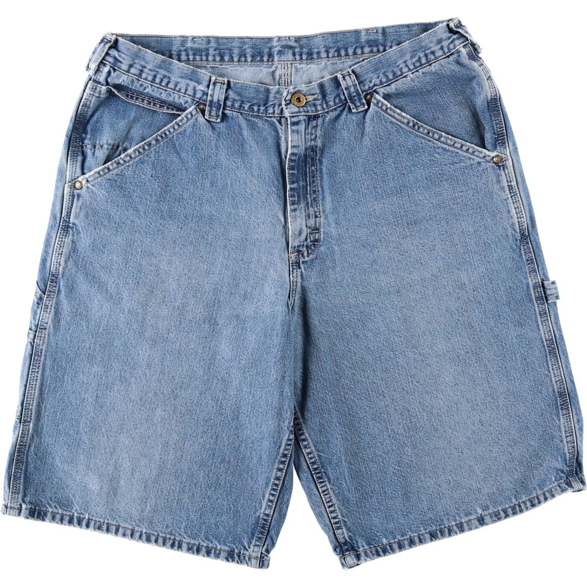 古着 リー Lee DUNGAREES デニムペインターショーツ ハーフパンツ メンズw36相当 /eaa647952 【中古】 【260526】