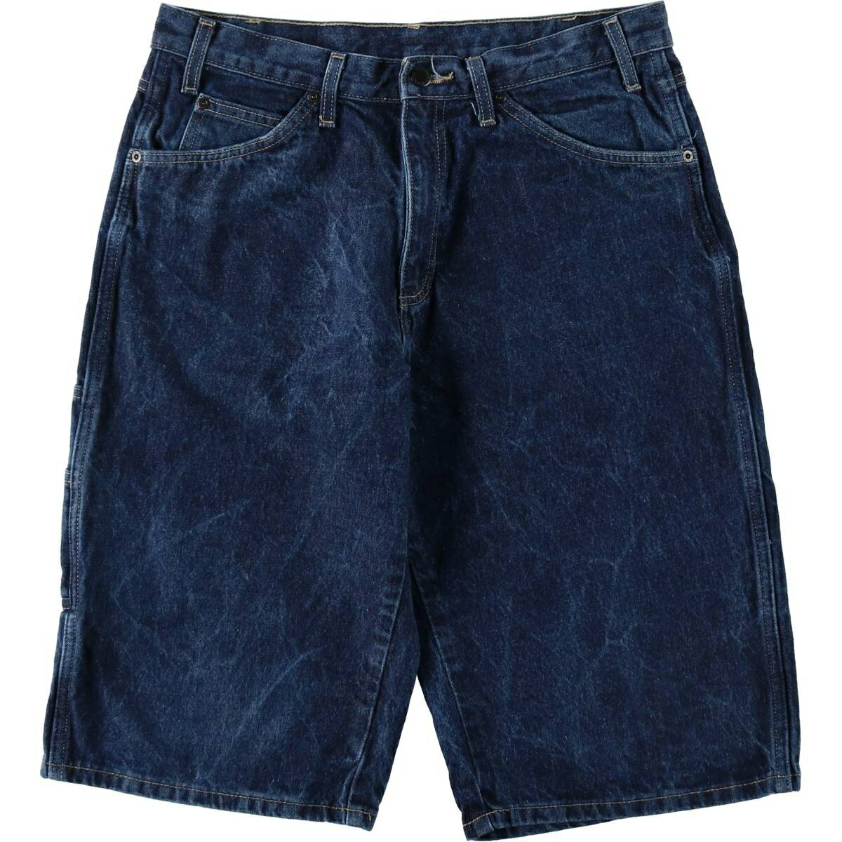 古着 ディッキーズ Dickies 無地 ロゴパッチ デニムショーツ ハーフパンツ ジョーツ メンズw34相当 /eaa647959 【中古】 【260526】