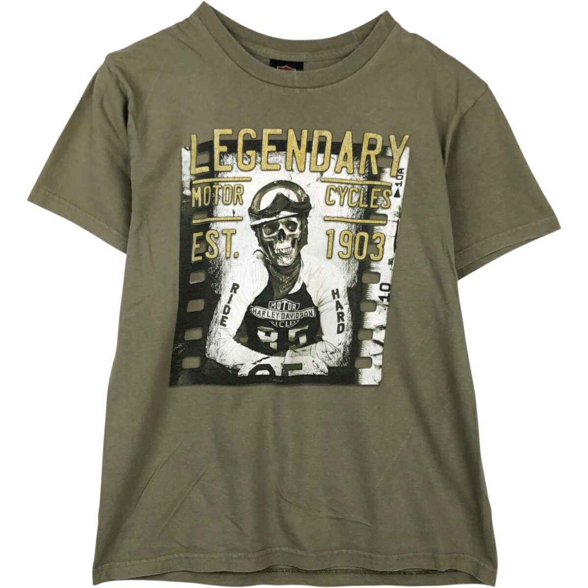 楽天市場】ハーレーダビッドソン Tシャツ（カラーカーキグリーン）の通販