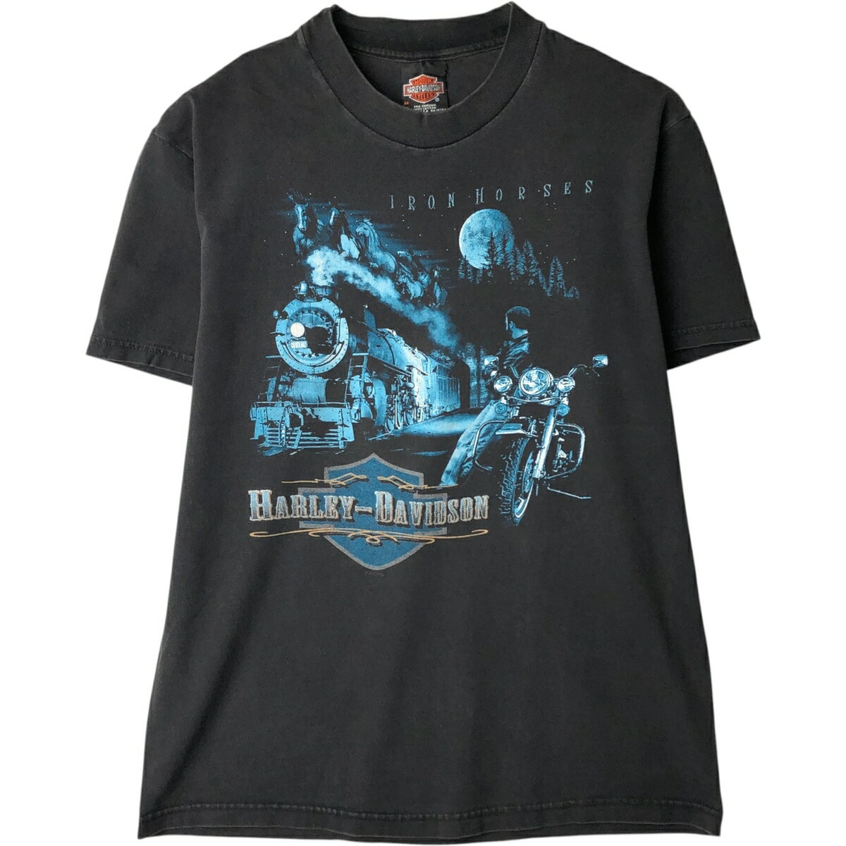 Rakuten - 古着 00'S ハーレーダビッドソン Harley-Davidson モーターサイクル バイクTシャツ USA製 メンズM相当 /eaa648581 【中古】 【260609】