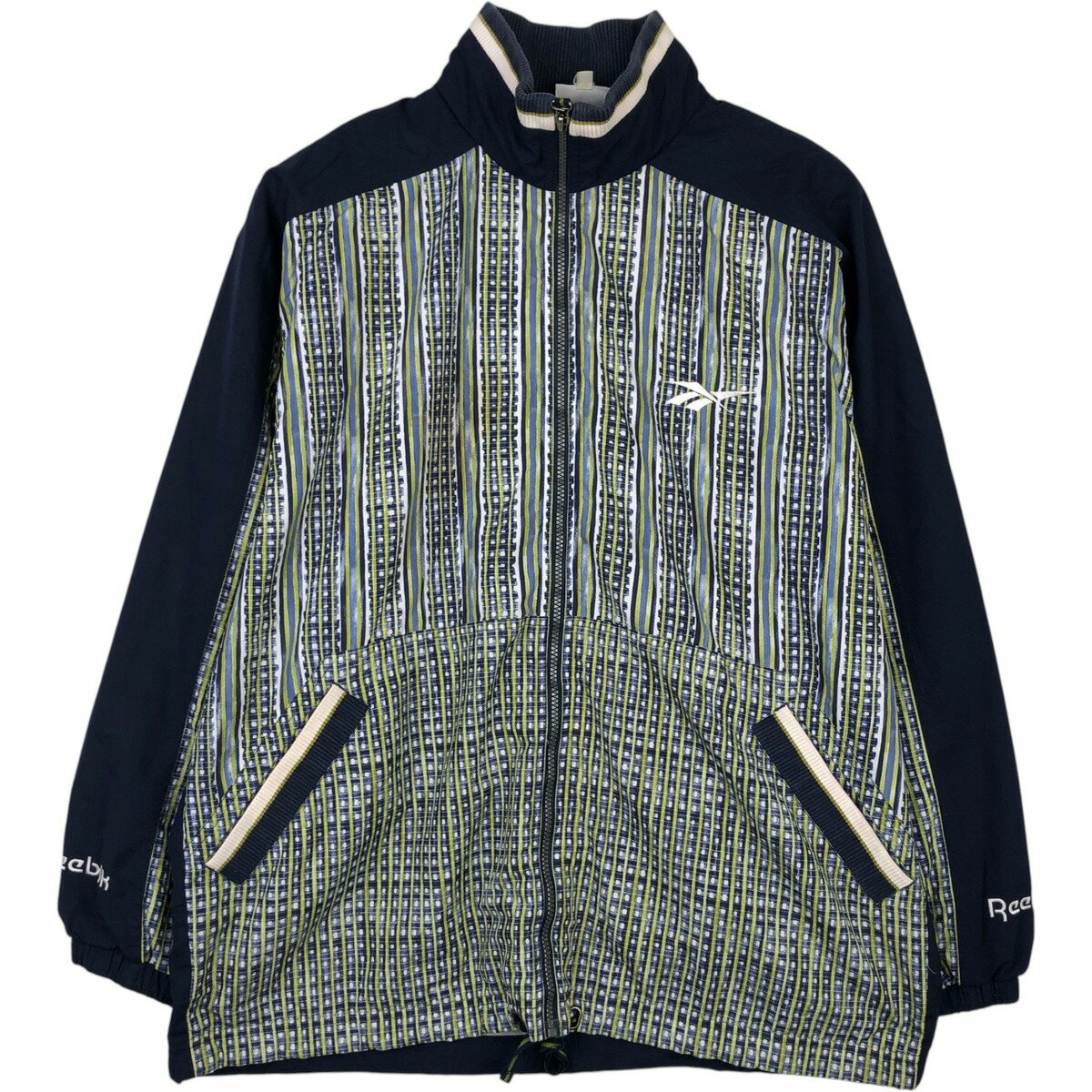 古着 90'S リーボック Reebok 総柄 ウインドブレーカー メンズXL相当 /eaa648686  