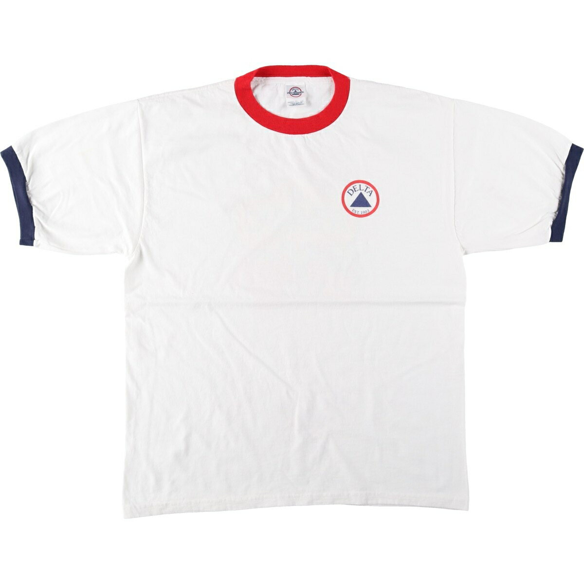 古着 00'S デルタ DELTA PRO WEIGHT リンガーTシャツ メンズL相当 /eaa648771  