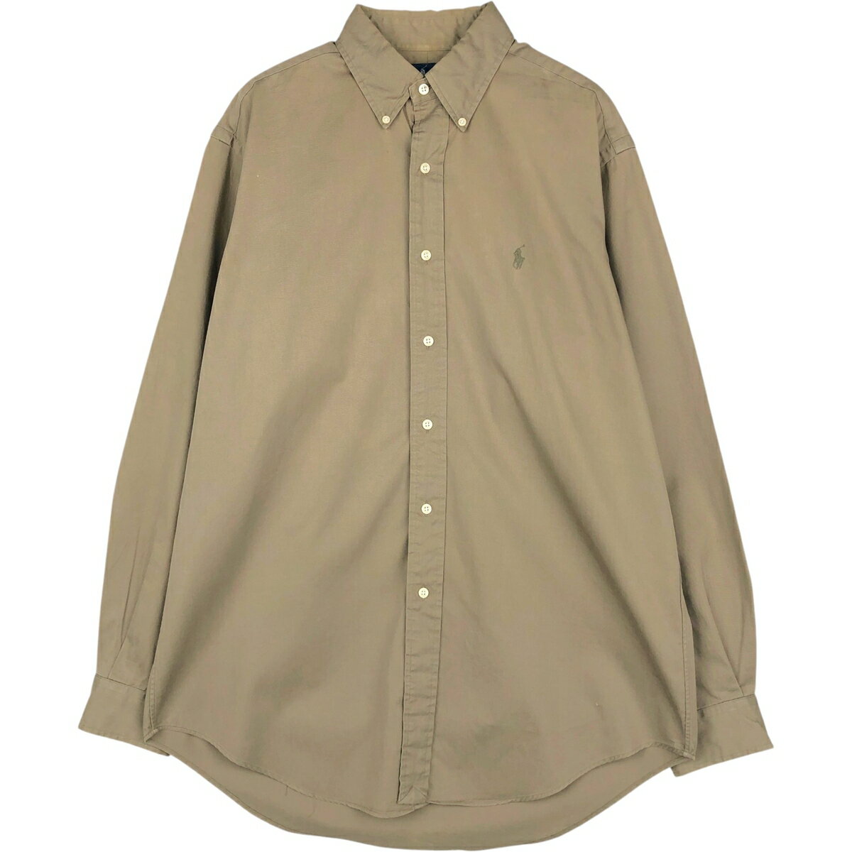 古着 ラルフローレン Ralph Lauren YARMOUTH 長袖 ボタンダウンシャツ メンズM相当 /eaa649248  