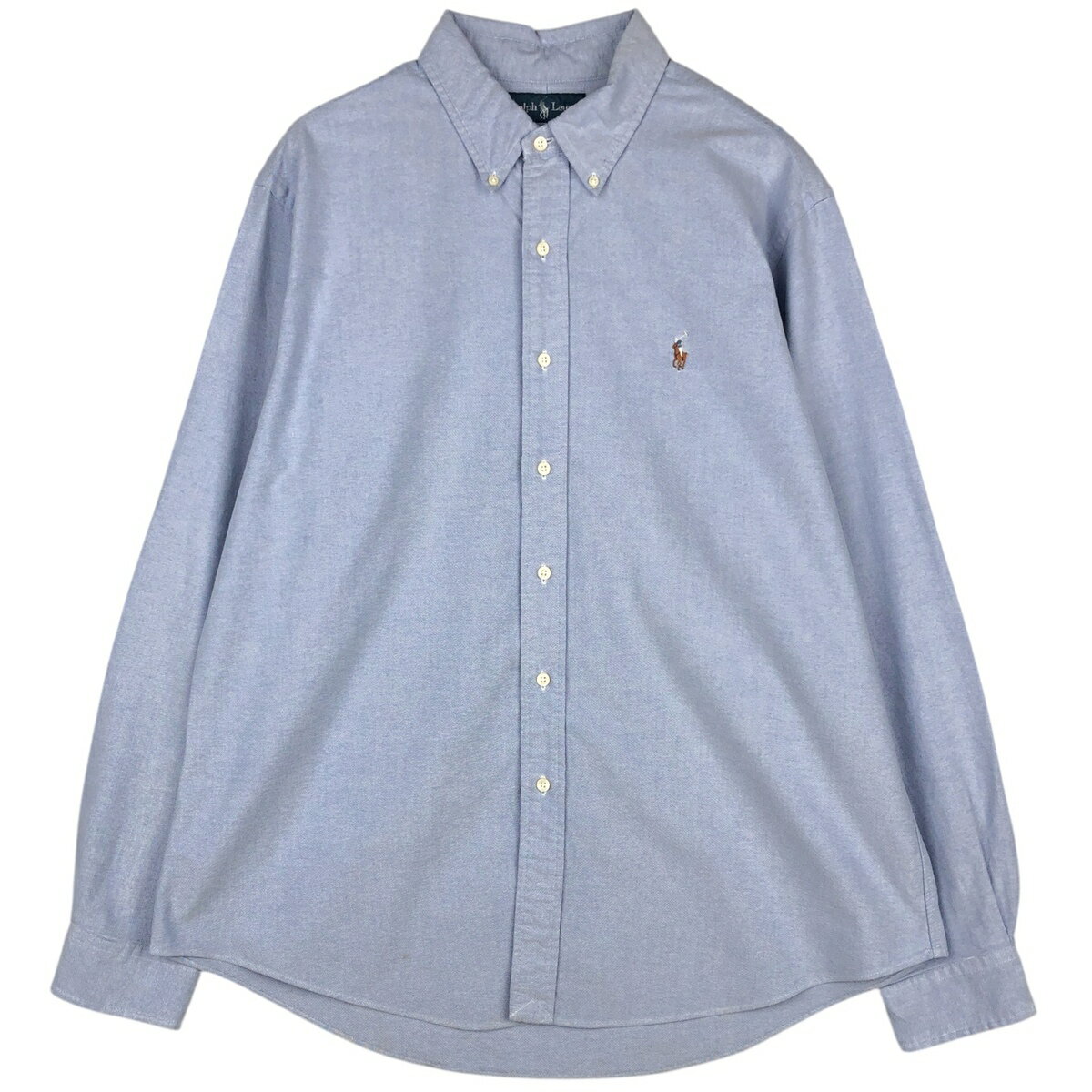 乐天商城 - 古着 ラルフローレン Ralph Lauren CUSTOM FIT 長袖 ボタンダウンシャツ メンズXL相当 /eaa649259 【中古】 【260611】