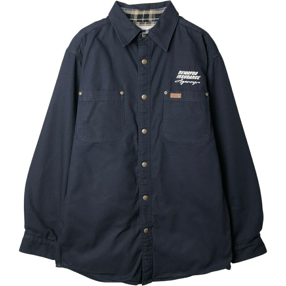 Rakuten - 古着 カーハート Carhartt 長袖 ダックワークシャツ メンズM相当 /eaa649288 【中古】 【260608】