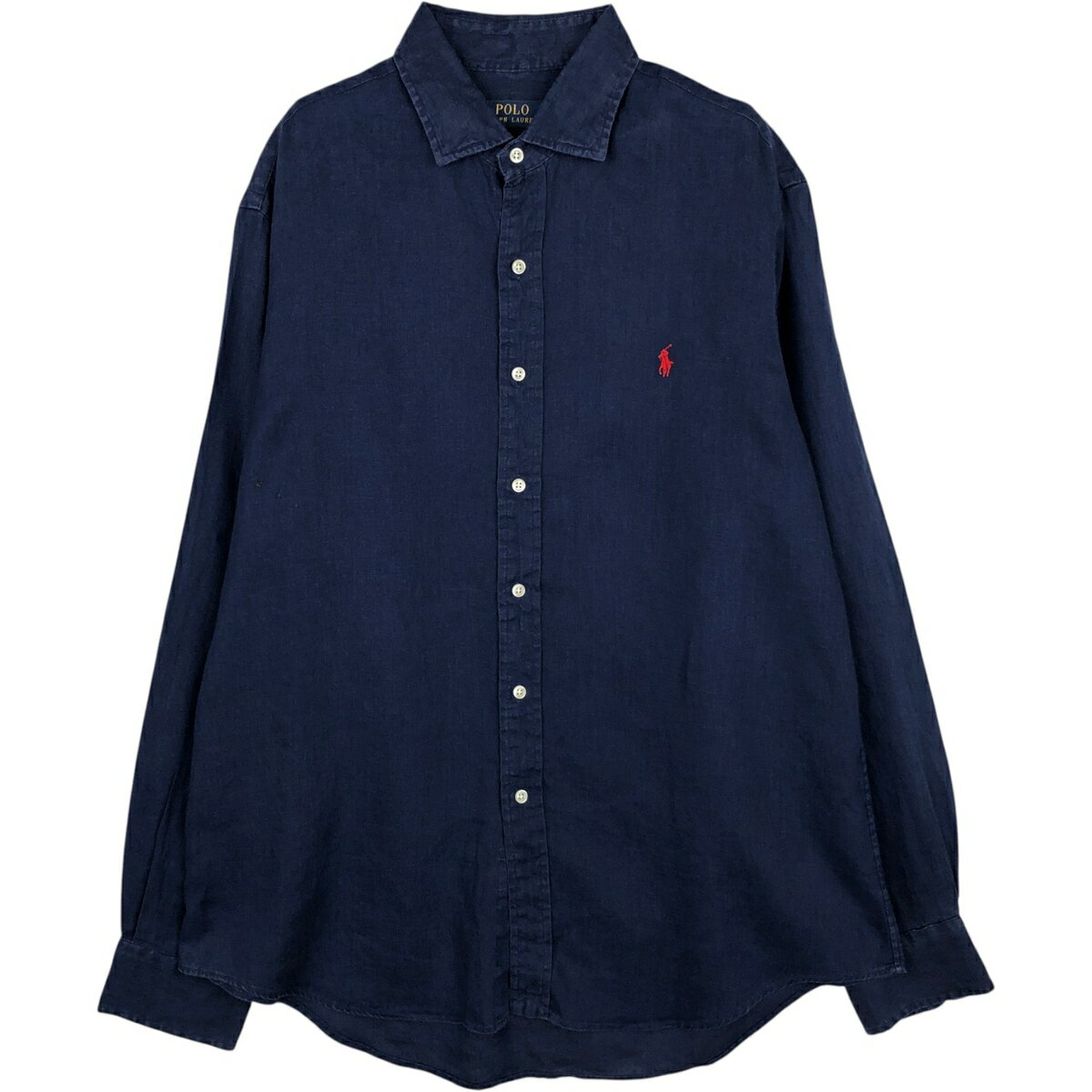 Rakuten - 古着 ラルフローレン Ralph Lauren POLO RALPH LAUREN 長袖 リネンシャツ メンズL相当 /eaa649289 【中古】 【260611】