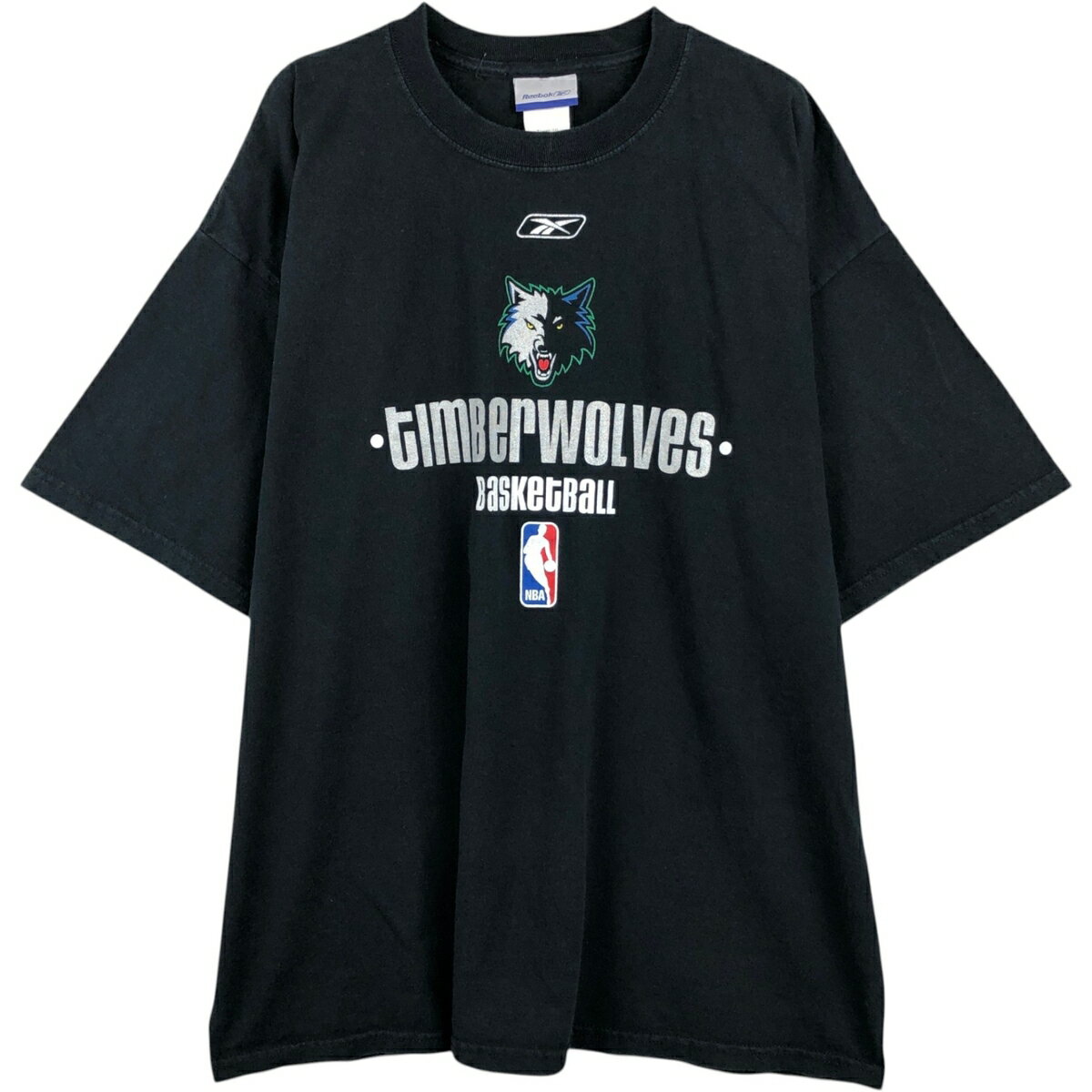 古着 リーボック Reebok NBA MINNESOTA TIMBERWOLVES ミネソタ ティンバーウルブズ スポーツプリントTシャツ メンズXL相当 /eaa649455  