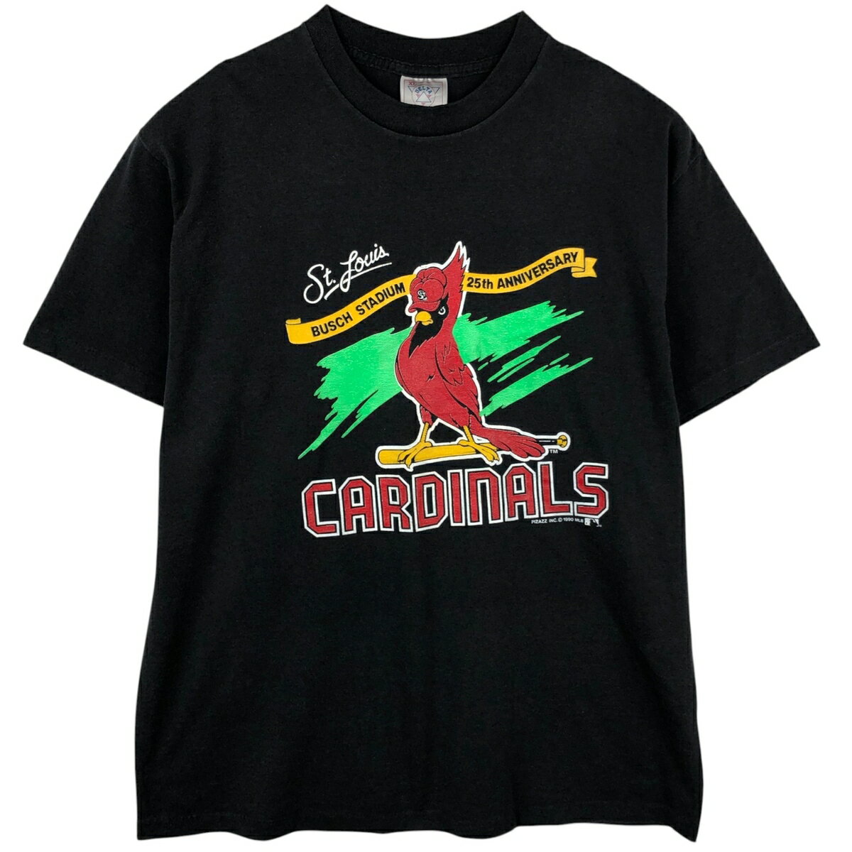 古着 90'S デルタ DELTA MLB ST. LOUIS CARDINALS セントルイスカージナルス ロゴプリントTシャツ メンズXL相当 ヴィンテージ /eaa649490  