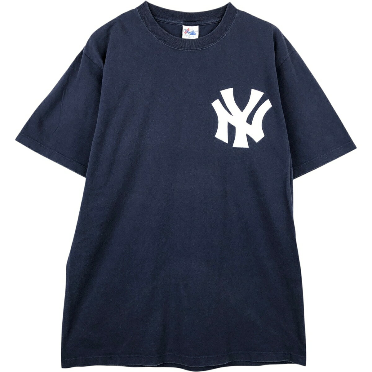樂天商城 - 古着 00'S MAJESTIC MLB NEW YORK YANKEES ニューヨークヤンキース ロゴTシャツ USA製 メンズM相当 /eaa649508 【中古】 【260612】