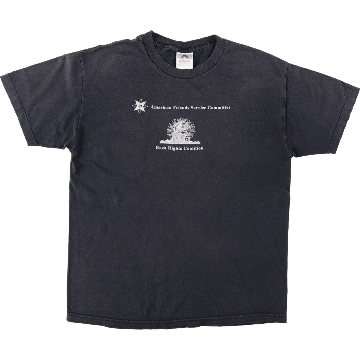 Rakuten - 古着 アルスタイル ALSTYLE プリント メッセージプリントTシャツ メンズL相当 /eaa649567 【中古】 【260614】 ブラック系 春夏秋