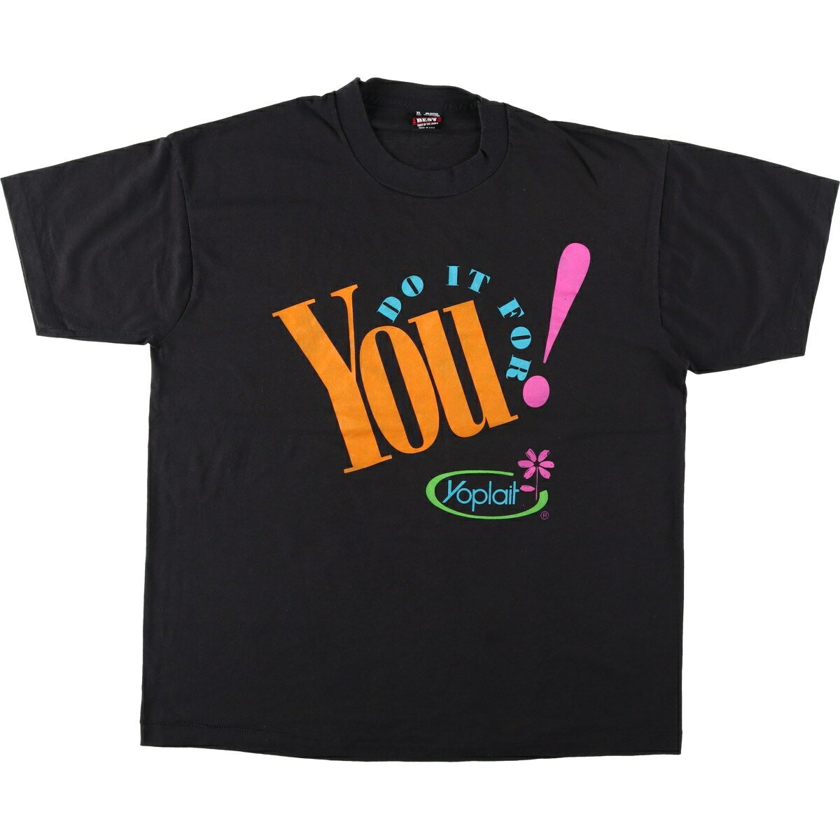 古着 90'S フルーツオブザルーム FRUIT OF THE LOOM Yoplait ヨープレイ アドバタイジングTシャツ USA製 メンズXL相当 ヴィンテージ /eaa649570  