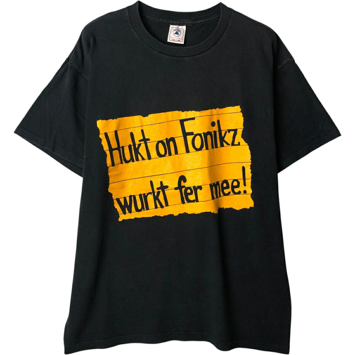 古着 90'S デルタ DELTA メッセージプリントTシャツ USA製 メンズL相当 ヴィンテージ /eaa649647  