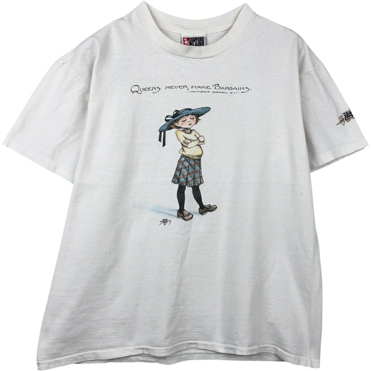 樂天商城 - 古着 90'S STAFFORD BLAINE アートTシャツ USA製 メンズXL相当 ヴィンテージ /eaa649682 【中古】 【260612】