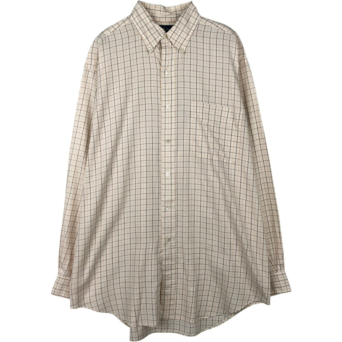 古着 ラルフローレン Ralph Lauren BLAKE 長袖 ボタンダウンチェックシャツ メンズM相当 /eaa650115 【中古】 【260626】