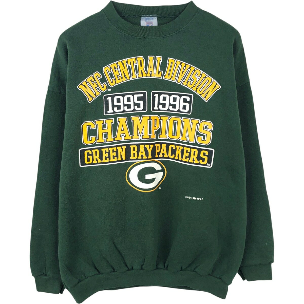 古着 90'S ロゴセブン LOGO7 NFL グリーンベイパッカーズ プリントスウェットシャツ トレーナー メンズXL相当 ヴィンテージ /eaa650204 【中古】 【260615】