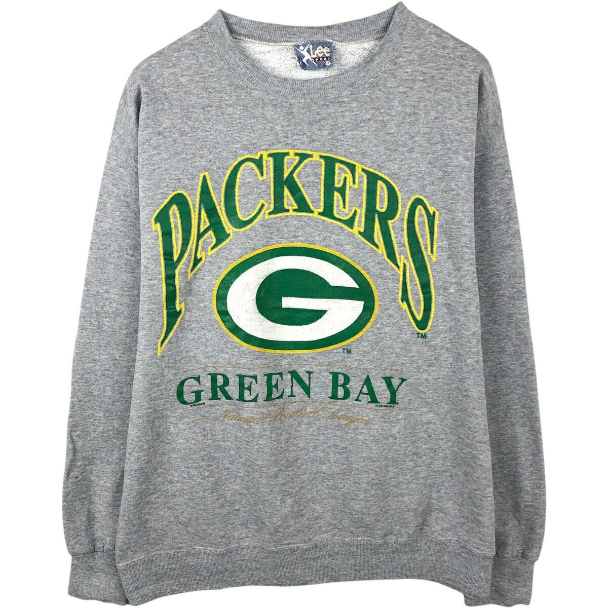 古着 リー Lee SPORT NFL GREEN BAY PACKERS グリーンベイパッカーズ プリントスウェットシャツ トレーナー メンズL相当 ヴィンテージ /eaa650214  