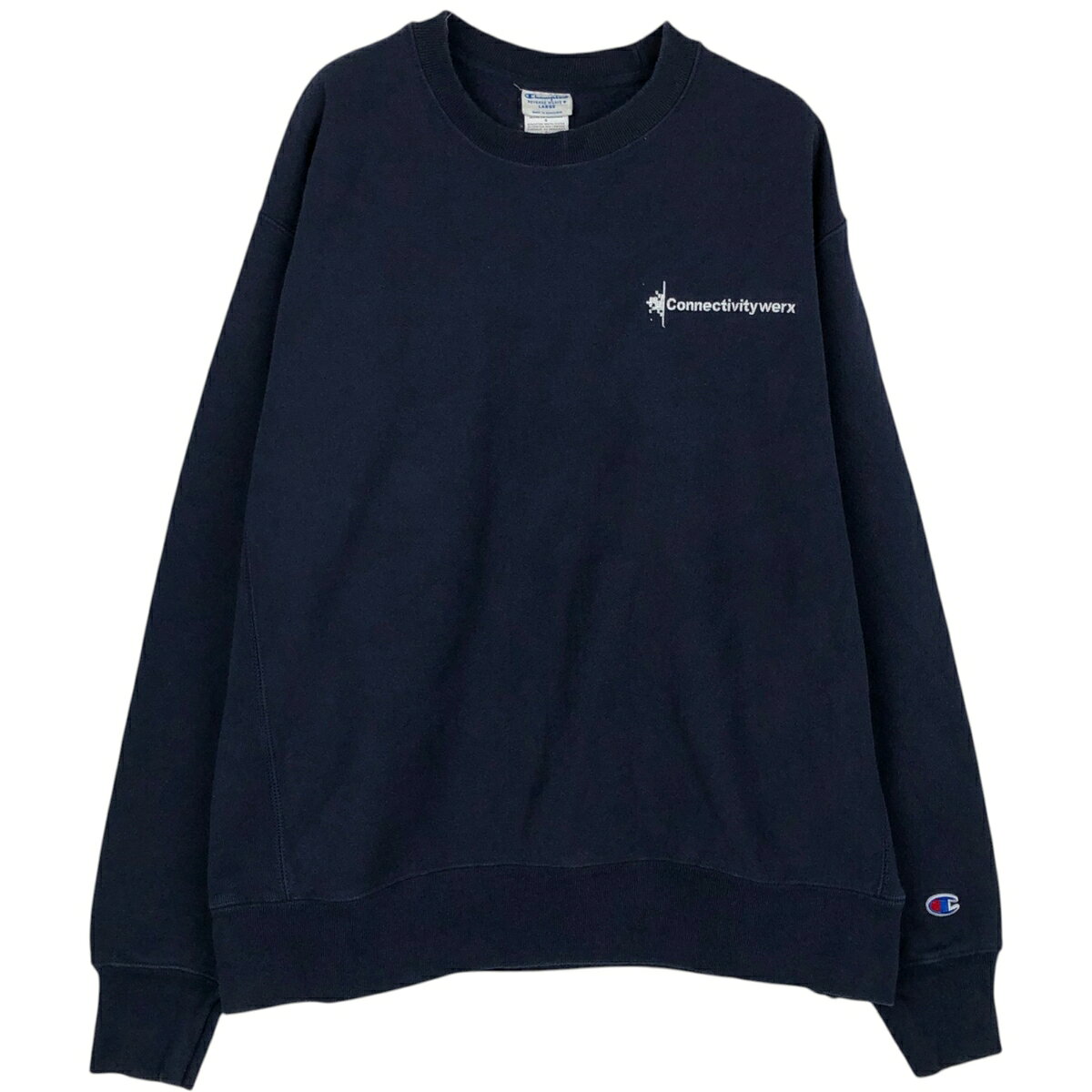 商品詳細 ブランド・Champion・チャンピオン・ 特徴・長袖・クルーネック(丸首)・ モデル/形状・REVERSE WEAVE リバースウィーブ・スウェットシャツ トレーナー・ 素材・コットン:82%・ポリエステル:18%・ 色・ネイビー系 紺色・ 柄・刺繍・ 生産国・ホンジュラス製・ 年代 サイズ・表記サイズ:L・着丈:65cm・身幅:61cm・肩幅:50.5cm・袖丈:64cm・ コンディション・C・ カテゴリ・メンズ・トップス・スウェット・トレーナー・ 商品番号・eaa650321・ 取扱店・ネットショップ・ スタッフコメントChampion REVERSE WEAVE リバースウィーブ スウェットシャツ トレーナー / 商品番号 eaa650321 USEDですので使用感などございますが、まだまだご愛用していただけます。 古着という事をご理解の上ご注文よろしくお願いします。 【状態追記】 ●後、腰に汚れ※状態は当社独自の基準です。 着用感表記サイズ着丈身幅肩幅袖丈 メンズLL(※着用感、表記サイズは目安です。)65cm61cm50.5cm64cm ※測定値の若干の誤差はご了承下さい。サイズガイドはこちら ブランドChampionチャンピオン 特徴長袖 / クルーネック(丸首) モデル/形状REVERSE WEAVE リバースウィーブ / スウェットシャツ トレーナー 素材コットン:82% / ポリエステル:18% 色ネイビー系 紺色 柄刺繍 生産国ホンジュラス製 年代- カテゴリトレーナー 商品番号eaa650321 取扱店ネットショップ 　　 チャンピオンの他の商品を見るトレーナーの他の商品を見る