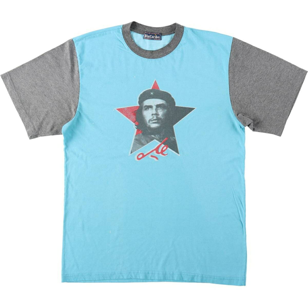 古着 BluCaribe チェ ゲバラ プリントTシャツ メンズL相当 /eaa650403 【中古】 【260622】