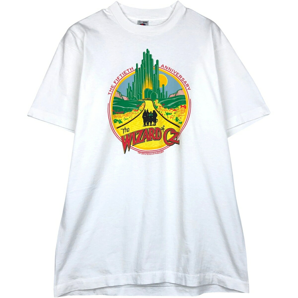 古着 90'S フルーツオブザルーム FRUIT OF THE LOOM WIZARD OF OZ オズの魔法使い 映画 ムービーTシャツ USA製 メンズL相当 ヴィンテージ /eaa650409   