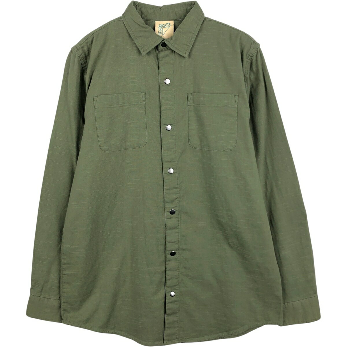 古着 THEREABOUTS 長袖 コットンシャツ レディースM相当 /eaa650433   