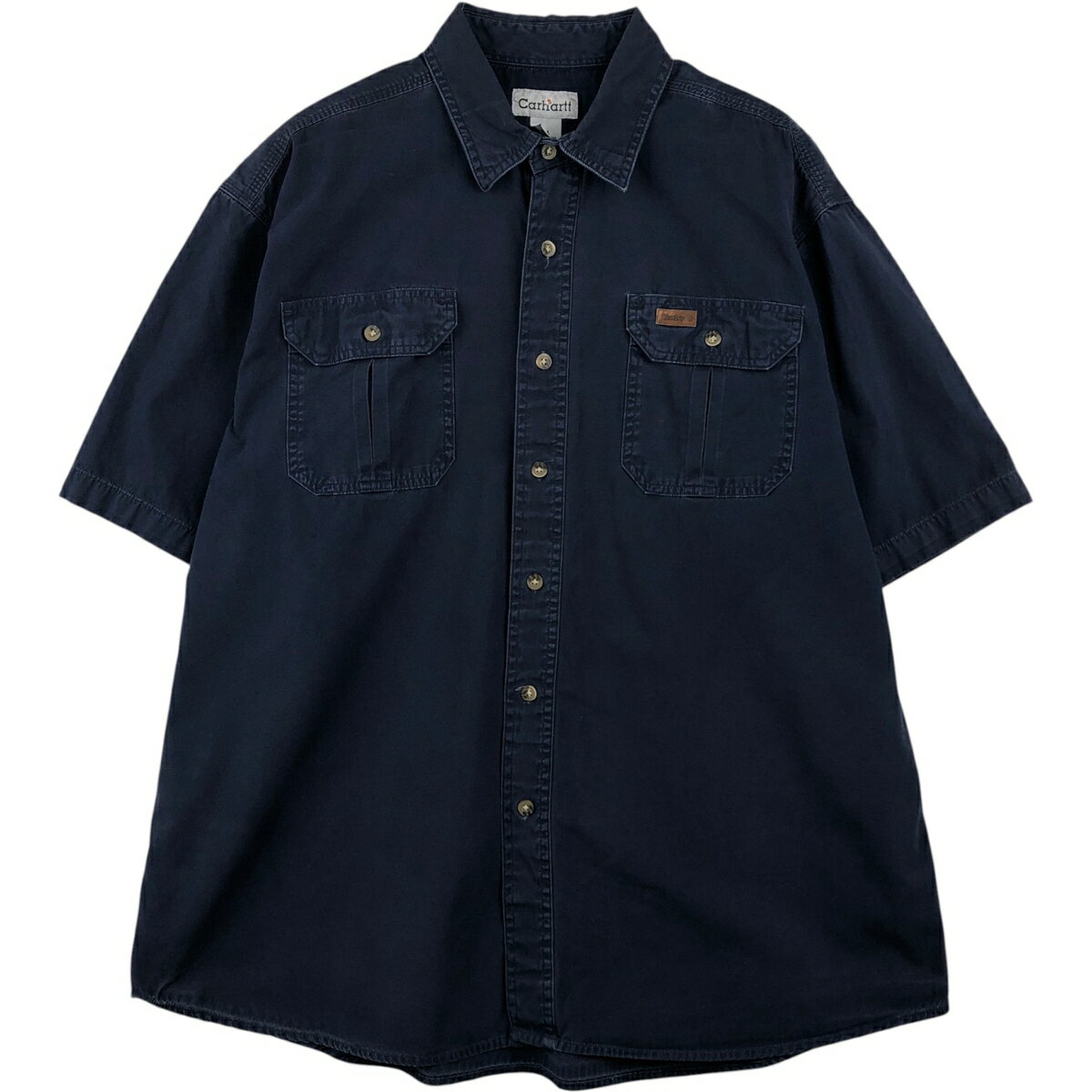 Rakuten - 古着 カーハート Carhartt 半袖 ワークシャツ メンズXL相当 /eaa650584 【中古】 【260612】