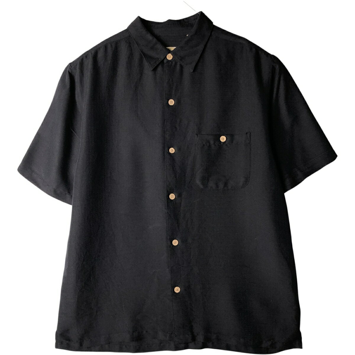 樂天商城 - 古着 Joe Marlin COMFORT FIT 半袖 レーヨンシャツ ボックスシャツ メンズL相当 /eaa650627 【中古】 【260612】