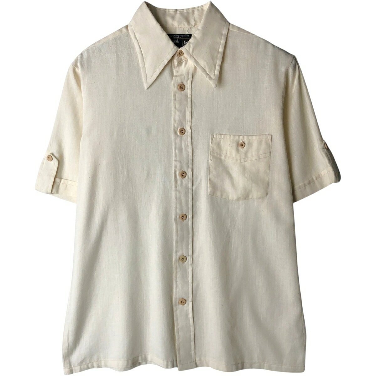 乐天商城 - 古着 70~80'S ジェイシーペニー J.C.Penney 半袖シャツ ボックスシャツ メンズM相当 ヴィンテージ /eaa650630 【中古】 【260612】