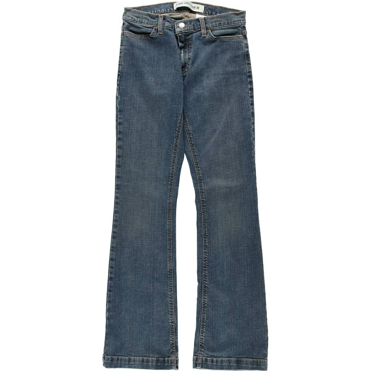 古着 00'S ギャップ GAP LONG AND LERN フレアカットデニムパンツ USA製 レディースL(w30)相当 /eaa650845   