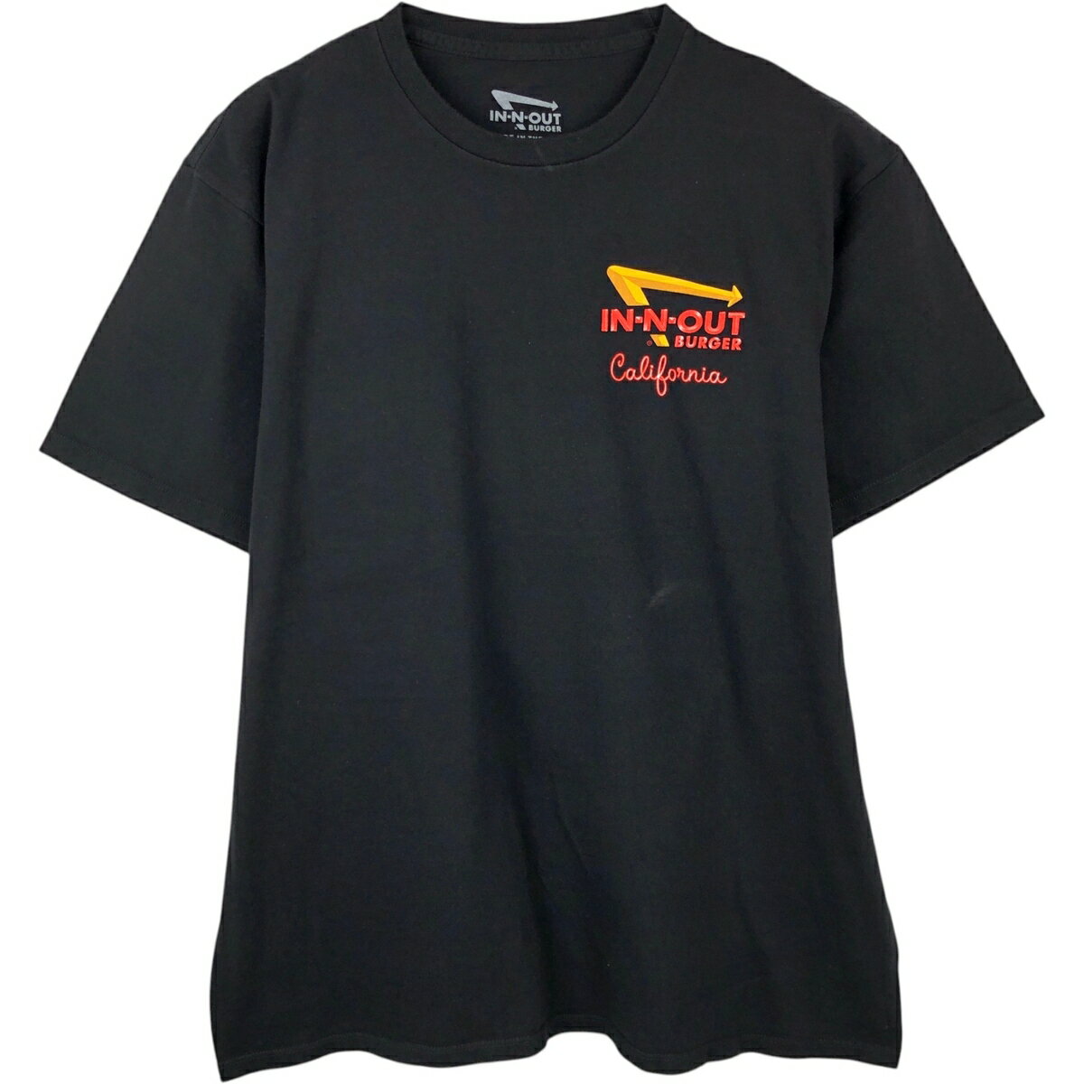 乐天商城 - 古着 IN-N-OUT BURGER インアンドアウトバーガー アドバタイジングTシャツ USA製 メンズL相当 /eaa651110 【中古】 【260615】