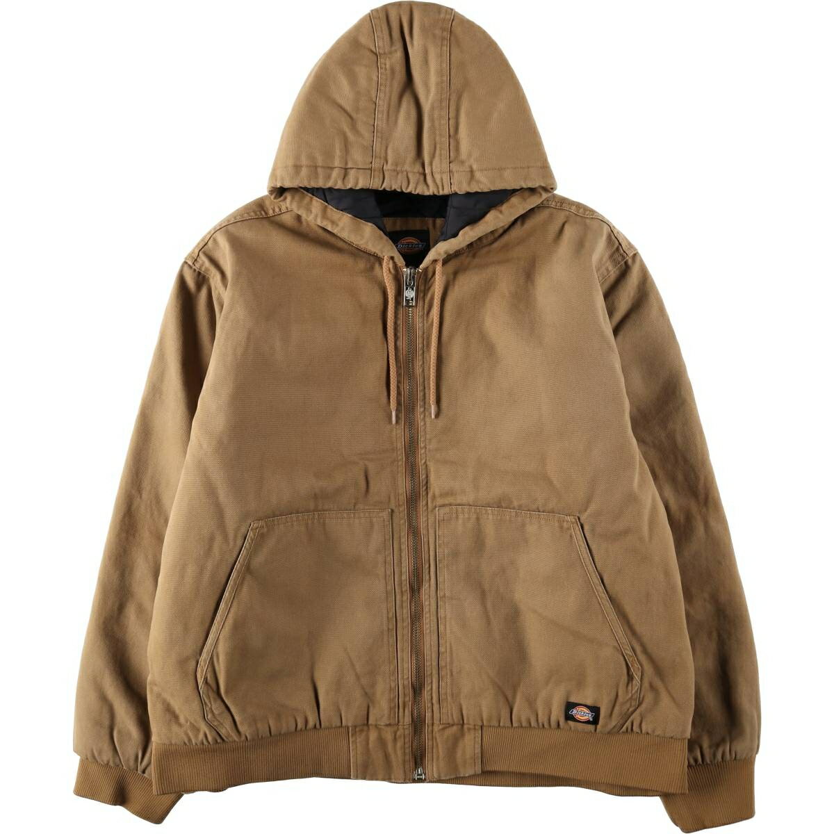 樂天商城 - 古着 ディッキーズ Dickies アクティブジャケットタイプ 中綿入り ダックフルジップパーカー メンズXXL相当 /eaa651272 【中古】 【260619】