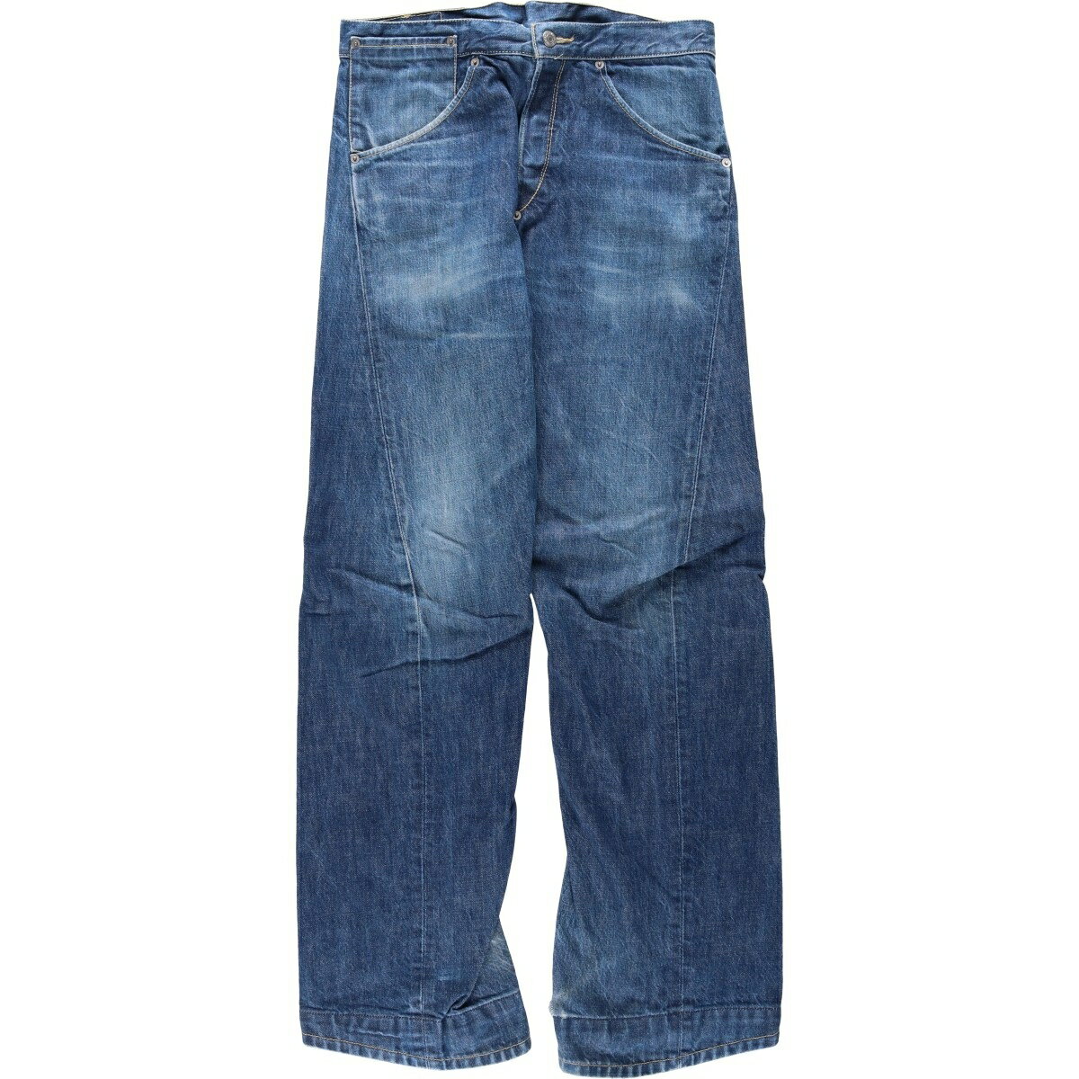古着 00'S リーバイス Levi's Engineered Jeans ユーロモデル 立体裁断 ストレートデニムパンツ メンズw32相当 /eaa651342  