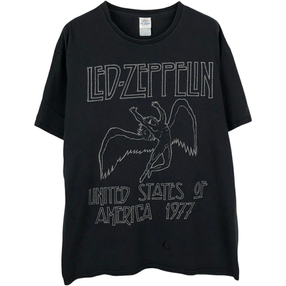 古着 デルタ DELTA PRO WEIGHT LED ZEPPELIN レッドツェッペリン バンドTシャツ バンT メンズXL相当 /eaa651757  