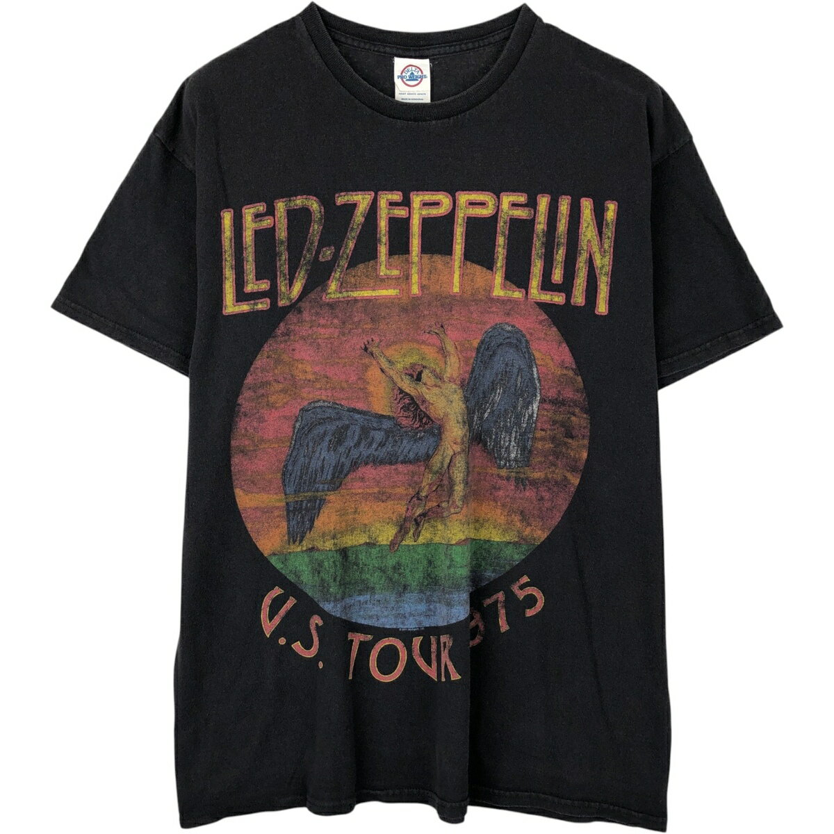 古着 デルタ DELTA LED ZEPPELIN レッドツェッペリン バンドTシャツ バンT メンズL相当 /eaa651793  