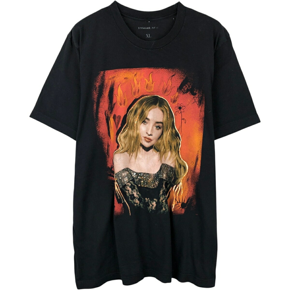 古着 SABRINA CARPENTER サブリナカーペンター バンドTシャツ バンT メンズXL相当 /eaa651799  