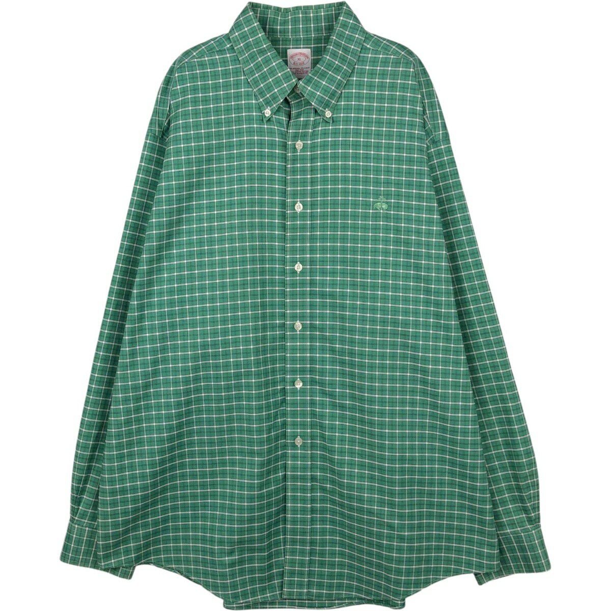 古着 ブルックスブラザーズ Brooks Brothers Est.1818 長袖 ボタンダウンチェックシャツ メンズXL相当 /eaa652105 【中古】 【260619】